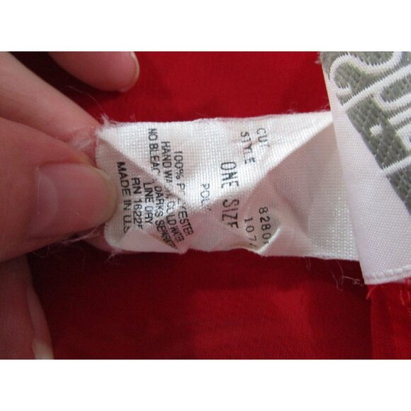 Vintage Shirley of Hollywood Open Robe Cover Up Sheer Red Lace One Size GUC - Picture 5 of 12